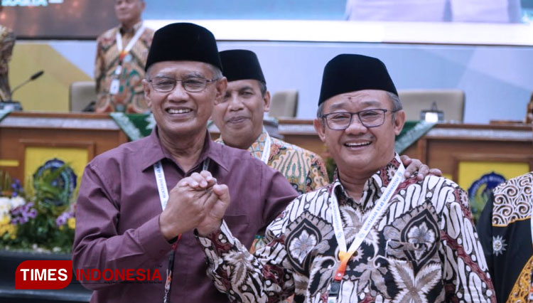 Haedar Nashir-Abdul Mu'ti Kembali Nakhodai Muhammadiyah, PBNU: Duet Sudah Teruji