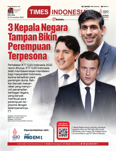  	Edisi Selasa, 22 November 2022: E-Koran, Bacaan Positif Masyarakat 5.0 