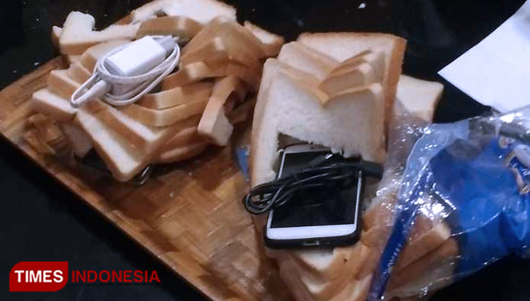 Penyelundupan Roti Tawar Isi Ponsel ke Lapas Kediri Digagalkan