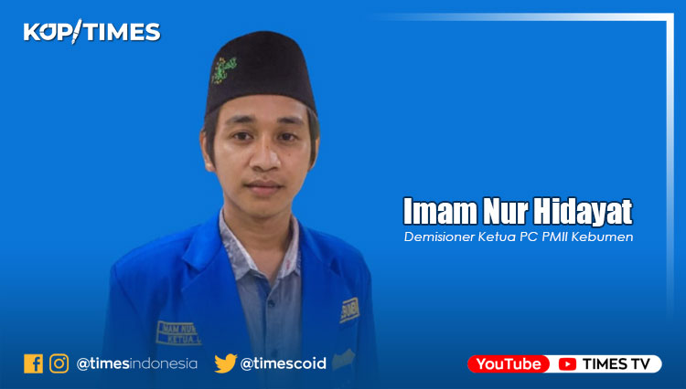Imam Nur Hidayat, Demisioner Ketua PC PMII Kebumen, kader pmii Jawa Tengah yang berproses di PMII Cabang Kebumen.