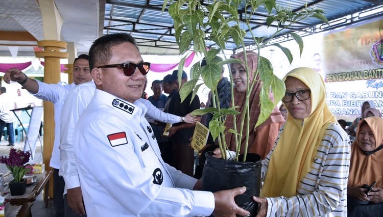 Wali Kota Gorontalo Berharap Petani Penerima Bibit Cabai dapat Membantu Pengendalian inflasi