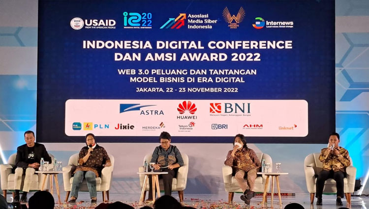 Indonesia Digital Conference (IDC) 2022 AMSI, di Hotel JS Luwansa, Rabu (23/11/2022). (Foto: AMSI)