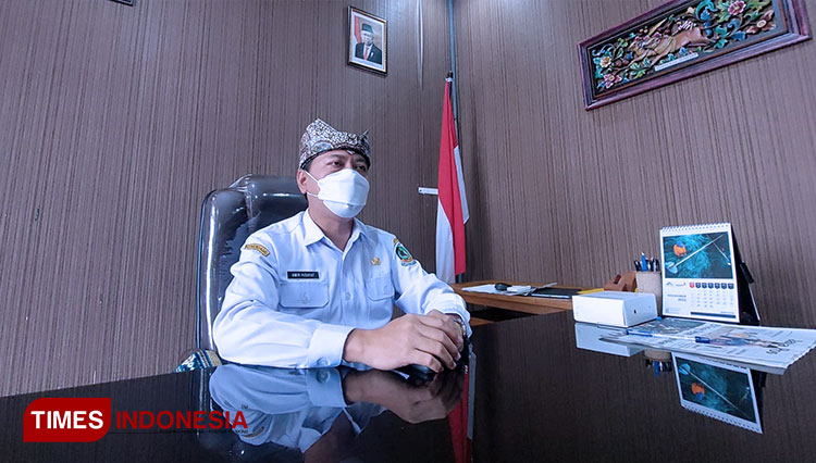 Kepala Dinas Kesehatan Banyuwangi, Amir Hidayat.  (Foto: Anggara Cahya/TIMES Indonesia)