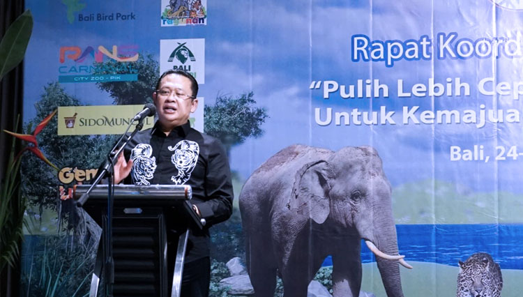 Rakornas PKBSI, Ketua MPR RI Dorong Peningkatan Kualitas Kebun Binatang