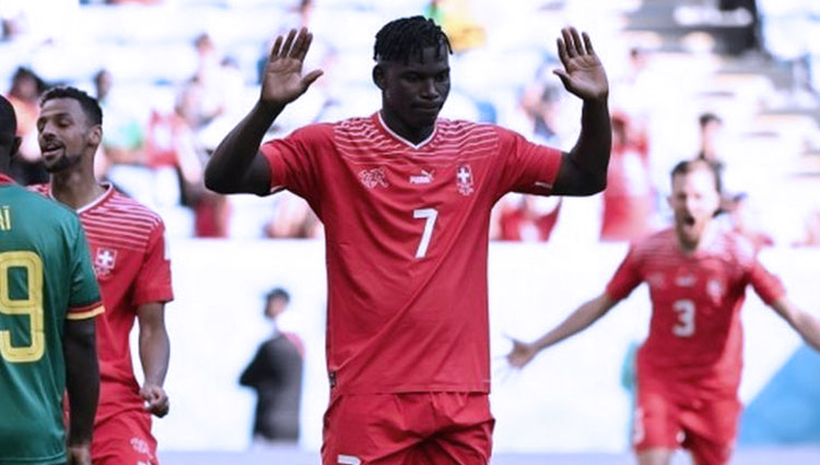 Swiss vs Kamerun, Gol Breel Embolo Kunci Kemenangan Rossocrociati