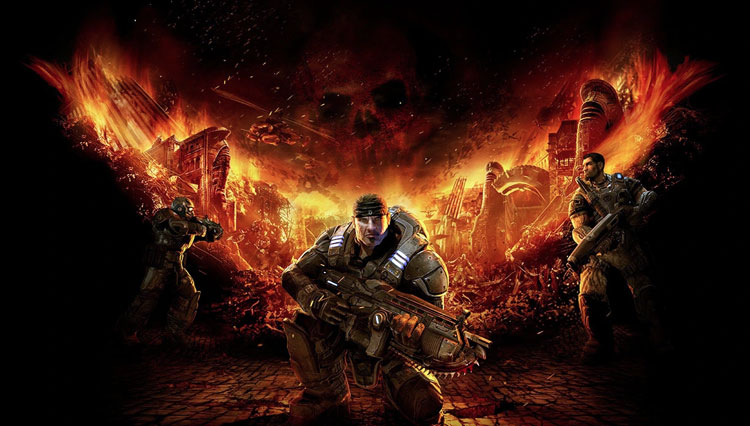 Game Gears of War akan diadaptasi menjadi film live action dan serial animasi. FOTO: the hollywood reporter