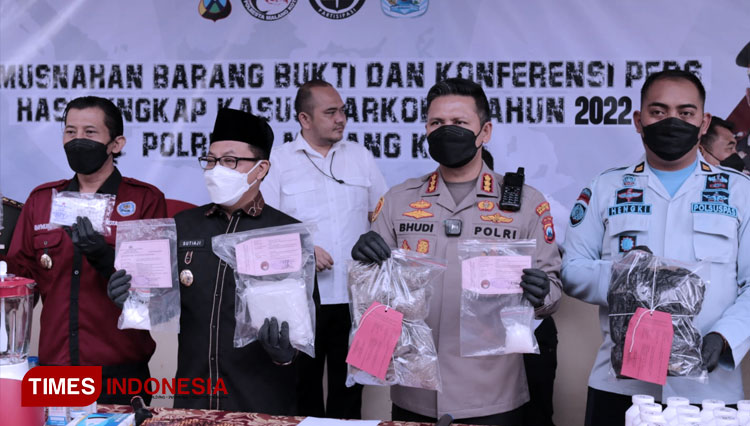 Polisi Tangkap 7 Sindikat Narkoba di Kota Malang
