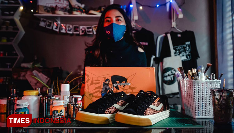 Sepatu Lukis Utapes Paint Tembus Pasar Internasional