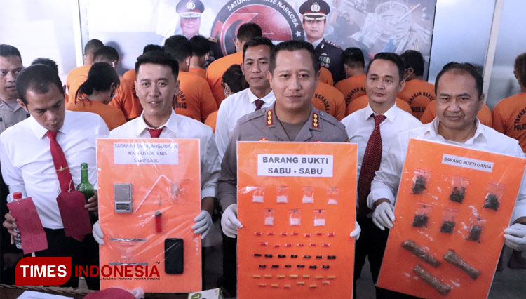 Operasi Antik Lodaya, Satnarkoba Polresta Bandung Amankan 25 Tersangka
