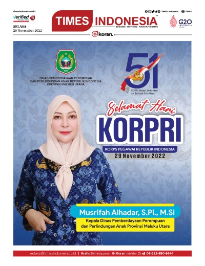 Edisi Selasa, 29 November 2022: E-Koran, Bacaan Positif Masyarakat 5.0
