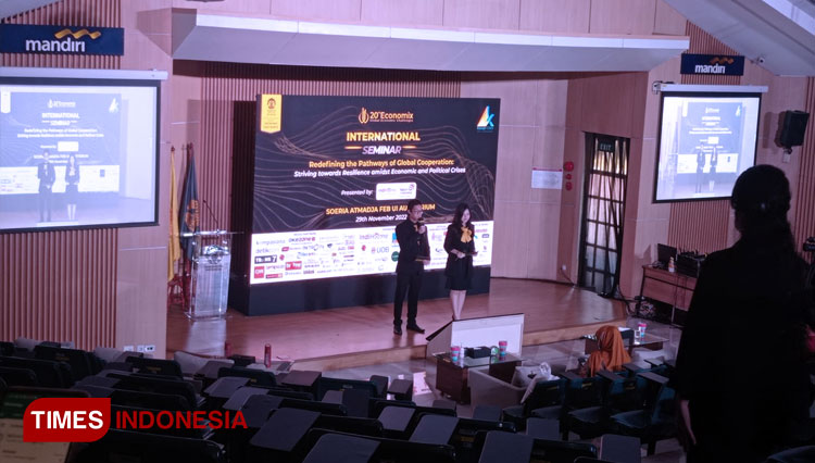 Pembukaan Seminar Internasional 20th Economix. (FOTO: Fahmi/TIMES Indonesia) 