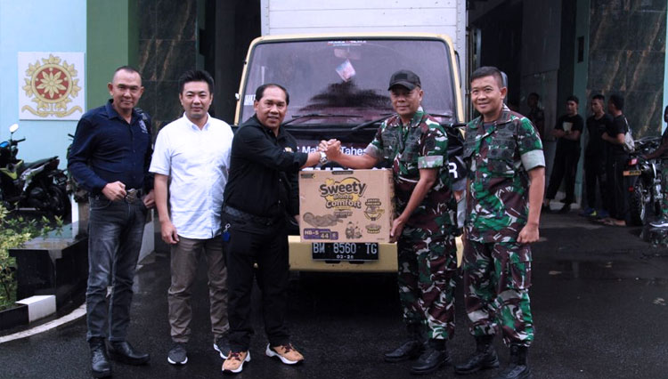 Divisi Infanteri 2 Kostrad bersama MTC Kirim Bantuan untuk Korban Gempa Cianjur