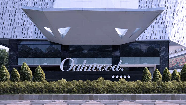 Oakwood Hotel & Residence di Jl Raya Kertajaya Indah No 79, 60116, Surabaya, Indonesia. (FOTO: MNC Land)