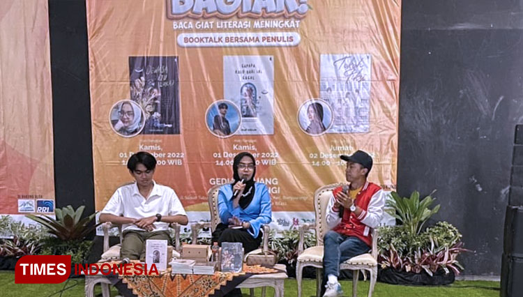 Pelajar dan Masyarakat Banyuwangi Belajar Bareng Penulis Top di Bagiak