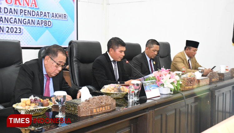 DPRD Sahkan RAPBD Lombok Utara 2023 