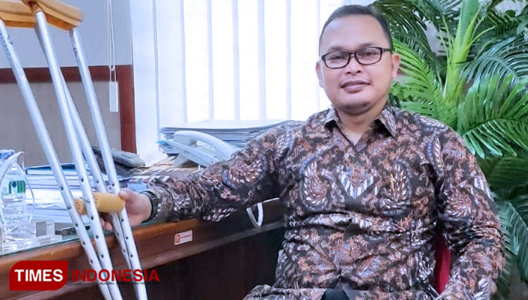 Tendon Putus, Direktur PDAM Bantul Tetap Semangat Bekerja