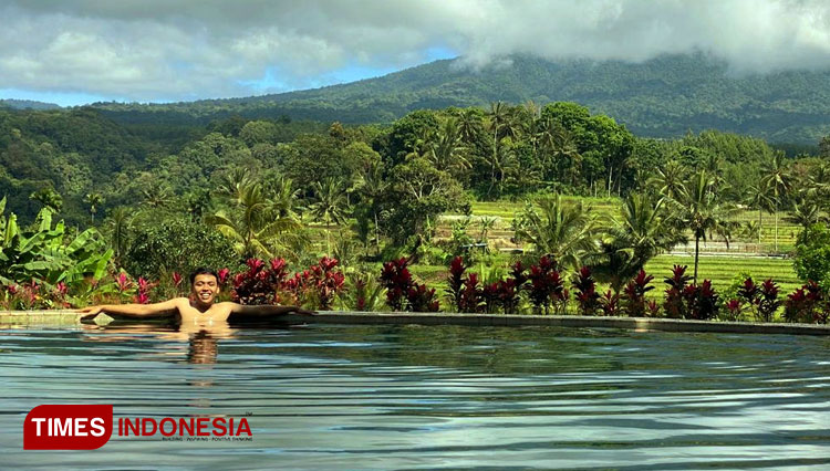 Keindahan alam sejauh mata memandang di Ijen Resort and Villas, Desa Randu Agung, Kecamatan Licin, Banyuwangi. (Foto : Fazar Dimas/TIMES Indonesia)