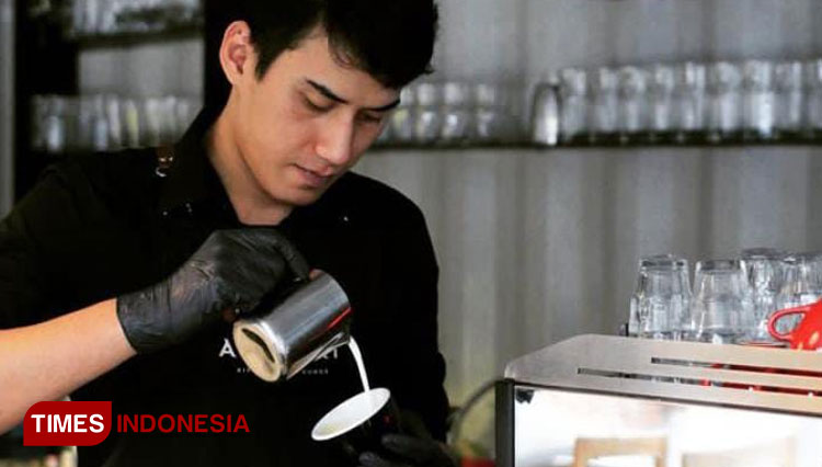 Dicky Jorin Fahlevi, Profesional Barista asal Malang. (Foto : Dicky Jorin Fahlevi)