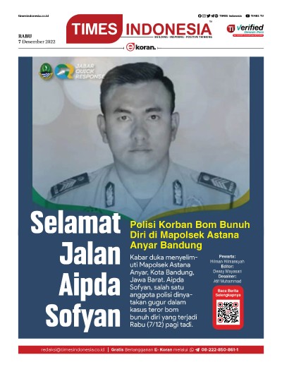 Edisi Rabu, 7 Desember 2022: E-Koran, Bacaan Positif Masyarakat 5.0