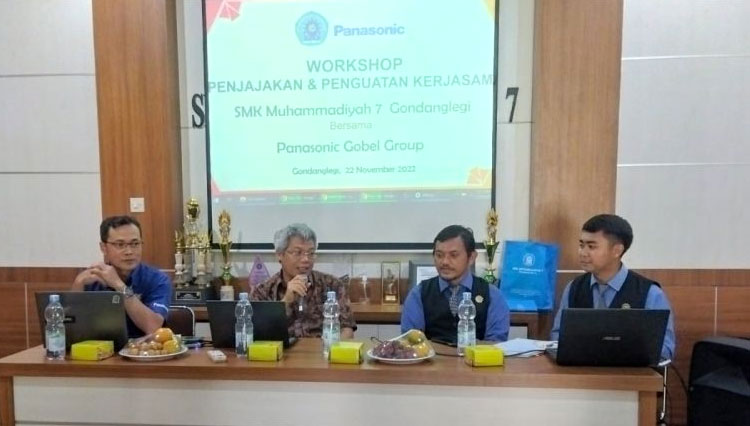 Worshop dan diskusi Penjajakan Kerjasam Dengan PT Panasonic. (FOTO: AJP TIMES Indonesia)