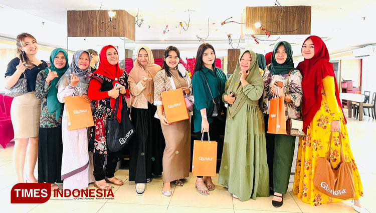 Glutera preview di Surabaya mengajak Gluvers atau Glutera Lovers untuk peduli akan pencegahan kanker, di Hotel Gunawangsa, Surabaya (Foto: Glutera/TIMES Indonesia)