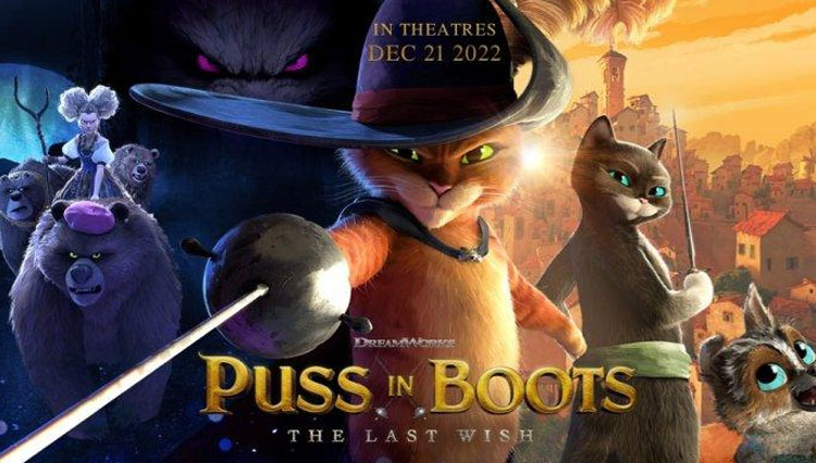 Puss in Boots, film tahun baru yang seru.