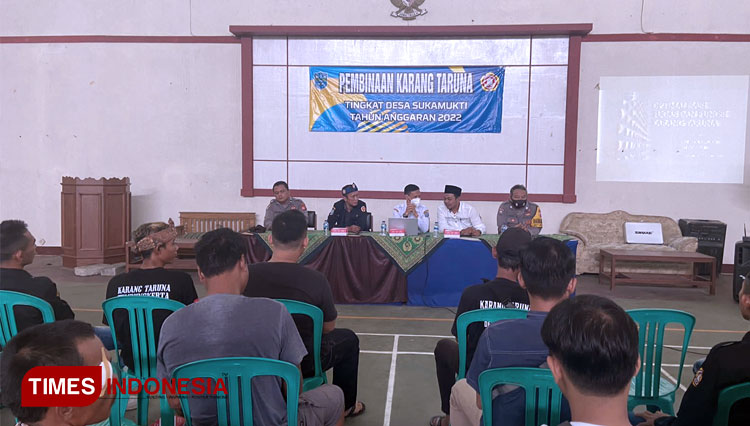 Polsek Pataruman Banjar Bangkitkan Potensi Karang Taruna Melalui Binluh