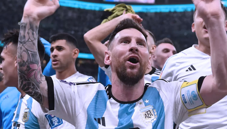 Argentina 3-0 Krosia, Lionel Messi Mengamankan Tiket Final Piala Dunia