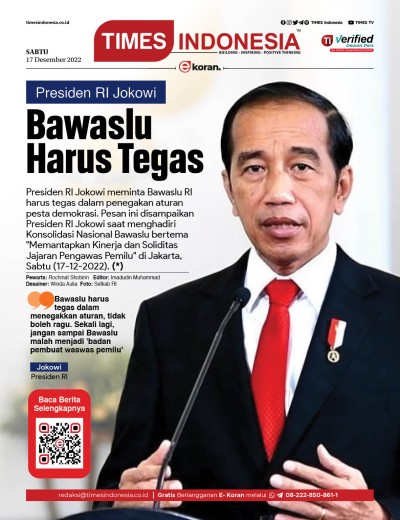 Edisi Sabtu, 17 Desember 2022: E-Koran, Bacaan Positif Masyarakat 5.0