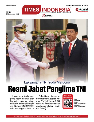 Edisi Senin, 19 Desember 2022: E-Koran, Bacaan Positif Masyarakat 5.0 