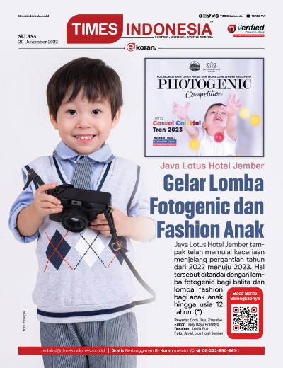  	Edisi Selasa, 20 Desember 2022: E-Koran, Bacaan Positif Masyarakat 5.0 