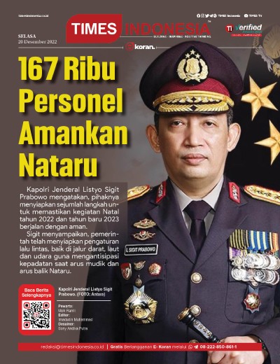  	Edisi Selasa, 20 Desember 2022: E-Koran, Bacaan Positif Masyarakat 5.0 