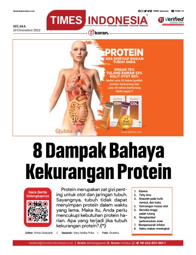  	Edisi Selasa, 20 Desember 2022: E-Koran, Bacaan Positif Masyarakat 5.0 