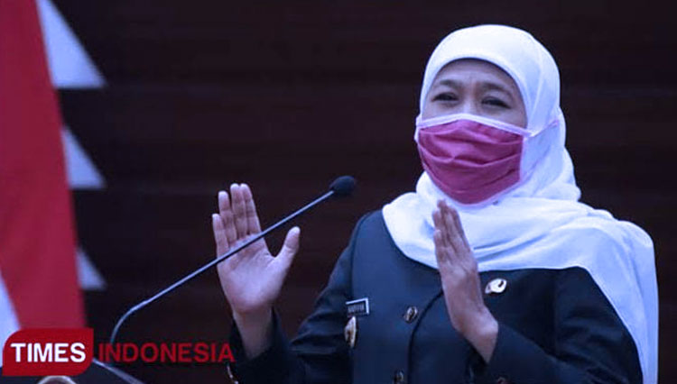 Gubernur Jatim Khofifah.(Dok.TIMES Indonesia)