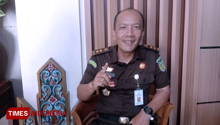 Kepala Seksi Pidana Khusus Kejari Bantul Guntoro Jangkung. (FOTO: Totok Hidayat/TIMES Indonesia)