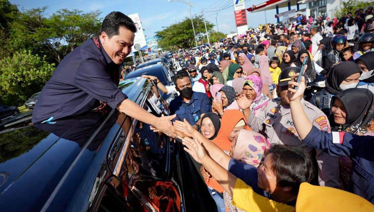 Survei: Menteri BUMN Erick Thohir Kandidat Cawapres Terkuat 2024