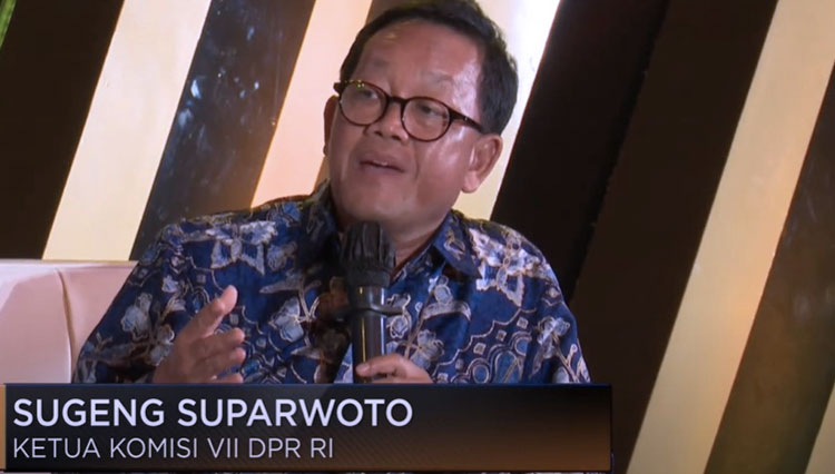 Ketua Komisi VII DPR RI Sugeng Suparoto. (FOTO: Tangkapan Yt @Humas SKK Migas)