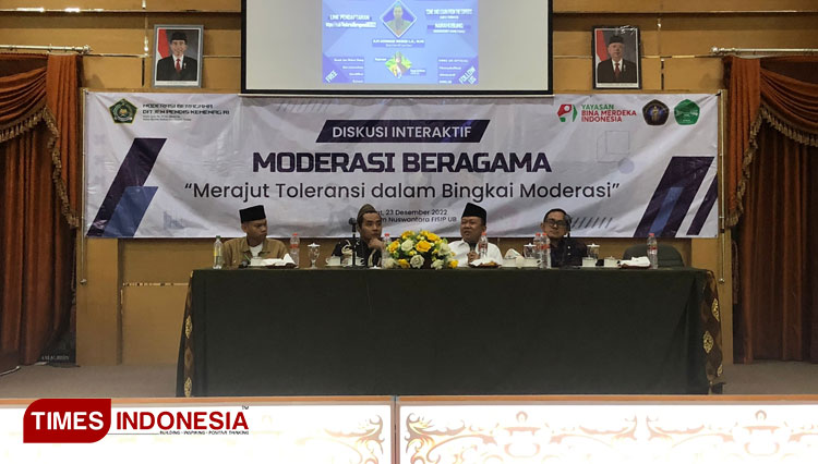 Suasana kegiatan seminar toleransi yang diselenggarakan oleh Kemenag RI dan MUI Jatim. (Foto: Rizky Kurniawan Pratama/TIMES Indonesia)