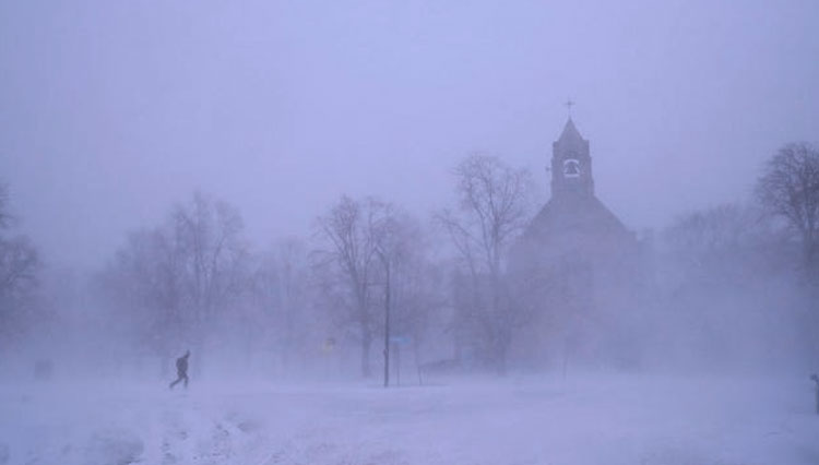 Buffalo di negara bagian New York adalah salah satu daerah yang paling parah terkena dampak. (FOTO: BBC)