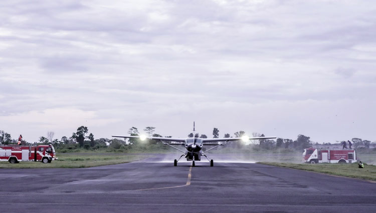Pesawat perintis yang disediakan Pemkab Jember merupakan tipe New Cessna Grand Caravan EX USA, dengan kapasitas 12 penumpang. (Foto: Pemkab Jember for TIMES Indonesia) 