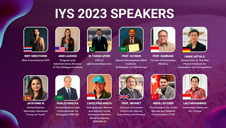 Pembicara-pembicara yang akan turut serta menghadiri Istanbul Youth Summit 2023. (Foto: Istanbul Youth Summit)