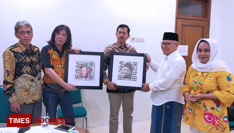 Pesantren Tebuireng Terima Qr Art Karya Mr D Bergambar Kh Hasyim Asyari