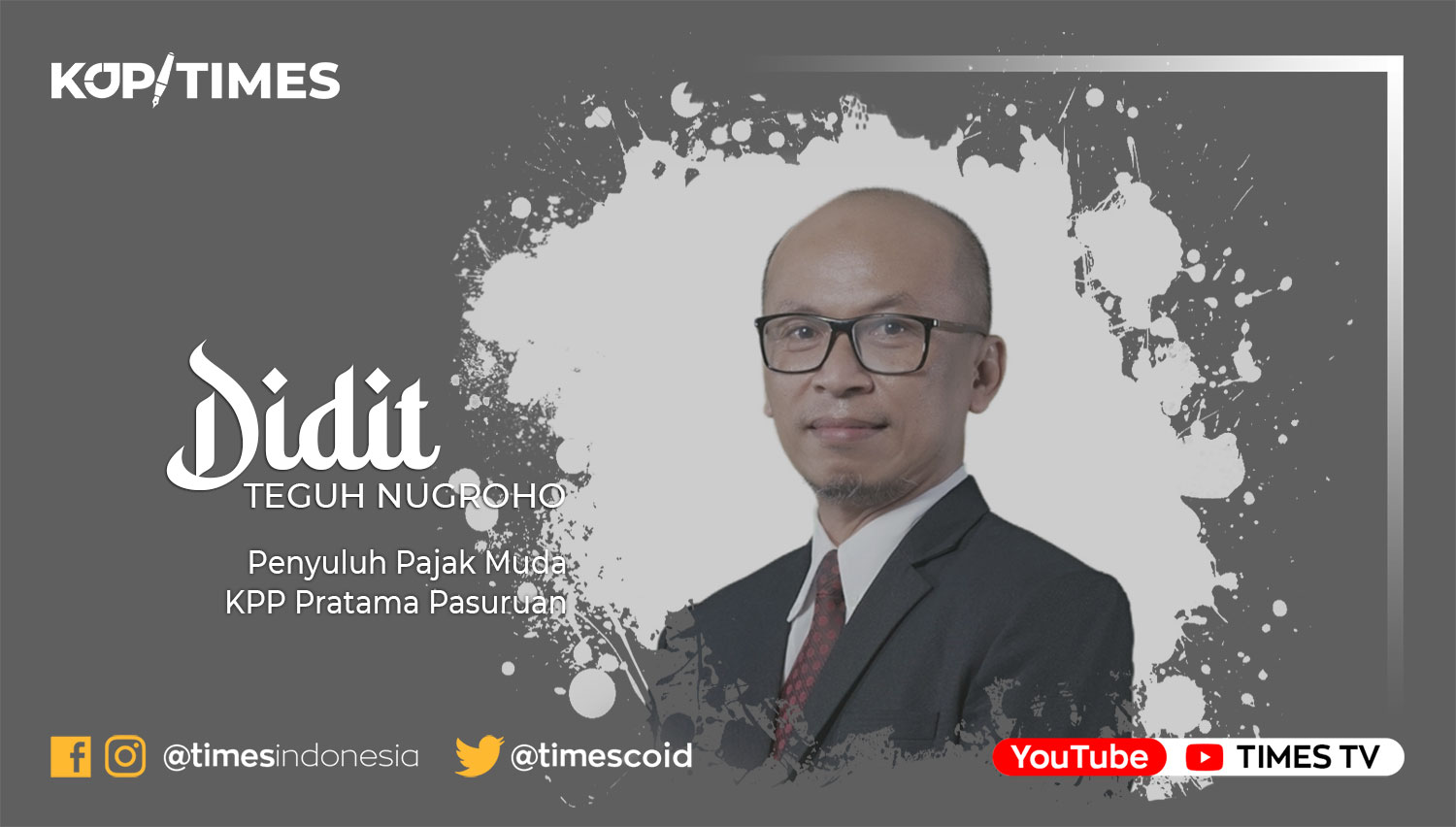 Didit Teguh Nugroho, Penyuluh Pajak Muda KPP Pratama Pasuruan