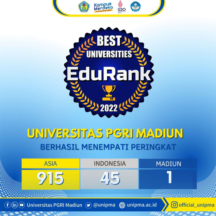 Hebat Unipma Madiun Jadi Universitas Terbaik Versi Edurank Times Indonesia 6434