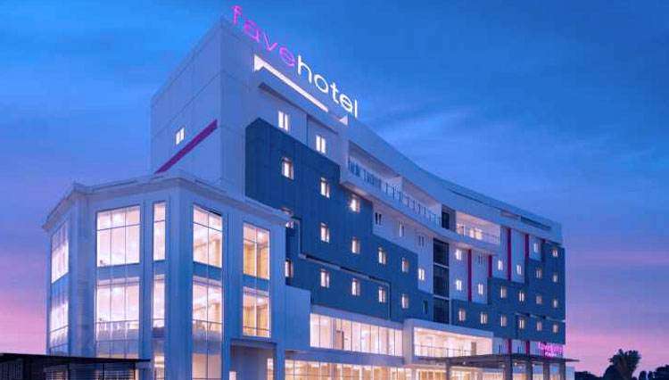 Favehotel Kediri tampak elegan dilihat dari depan (FOTO: dok Favehotel Kediri)
