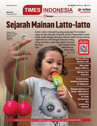 Edisi Minggu, 1 Januari 2023: E-Koran, Bacaan Positif Masyarakat 5.0