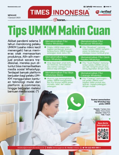 Edisi Minggu, 1 Januari 2023: E-Koran, Bacaan Positif Masyarakat 5.0