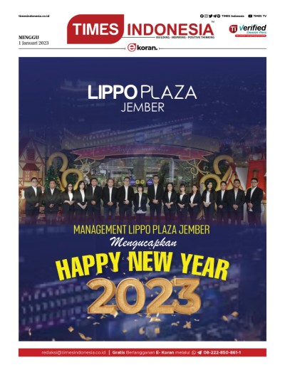 Edisi Minggu, 1 Januari 2023: E-Koran, Bacaan Positif Masyarakat 5.0