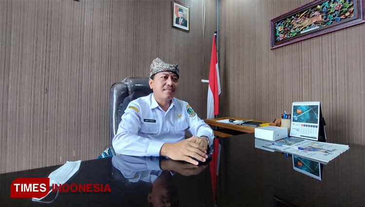 Pelaksana Tugas (Plt) Kepala Dinkes Banyuwangi, Amir Hidayat. (Foto: Anggara Cahya /TIMES Indonesia)