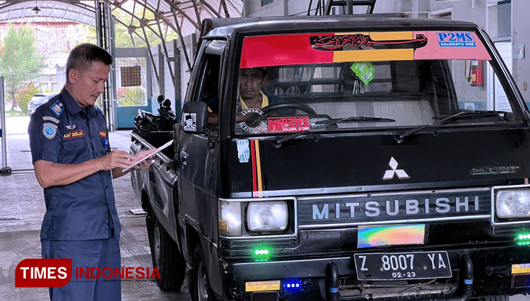 Dishub Kota Banjar berharap ada evaluasi terkait target PAD dari uji KIR Kendaraan. (Foto: Susi/TIMES Indonesia)